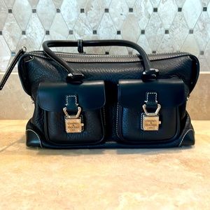 Beautiful Dooney & Burke Black leather bag